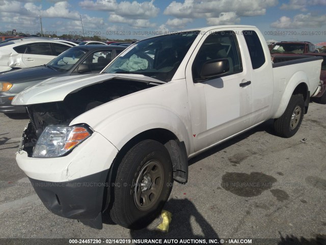 1N6BD0CT3HN752919 - 2017 NISSAN FRONTIER S/SV WHITE photo 2