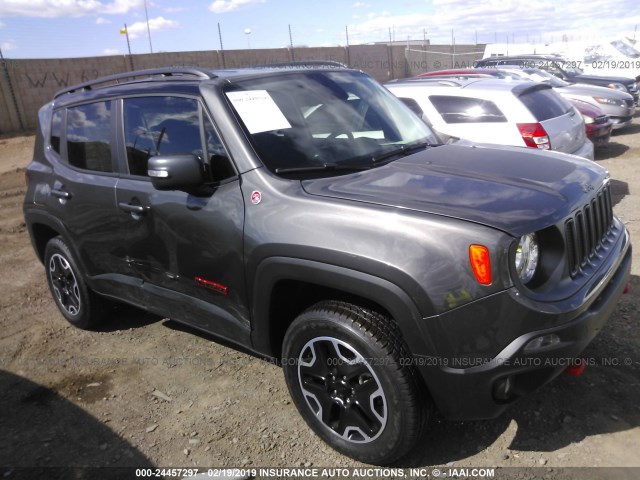 ZACCJBCB5HPF99437 - 2017 JEEP RENEGADE TRAILHAWK GRAY photo 1