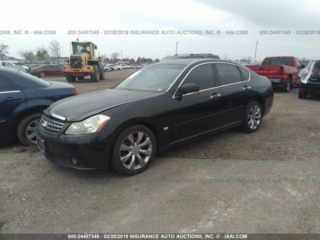 JNKBY01E76M203236 - 2006 INFINITI M45 SPORT BLACK photo 2