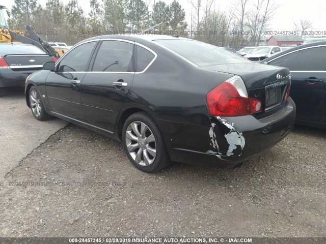 JNKBY01E76M203236 - 2006 INFINITI M45 SPORT BLACK photo 3