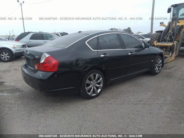 JNKBY01E76M203236 - 2006 INFINITI M45 SPORT BLACK photo 4