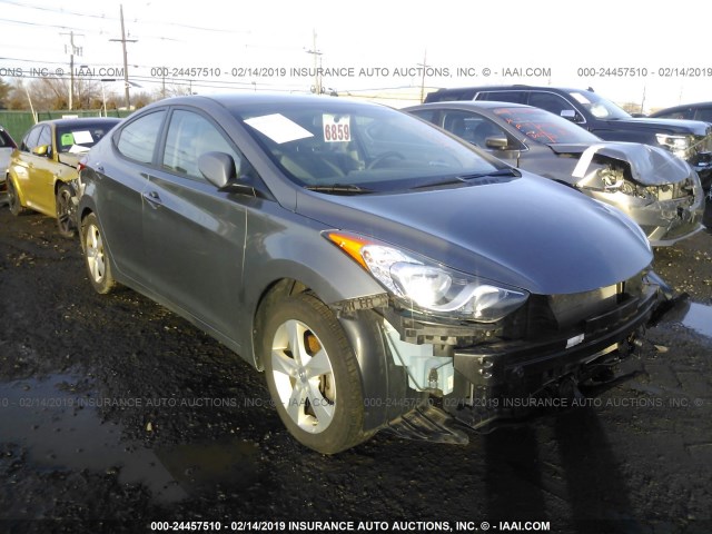 5NPDH4AE5DH275772 - 2013 HYUNDAI ELANTRA GLS/LIMITED GRAY photo 1