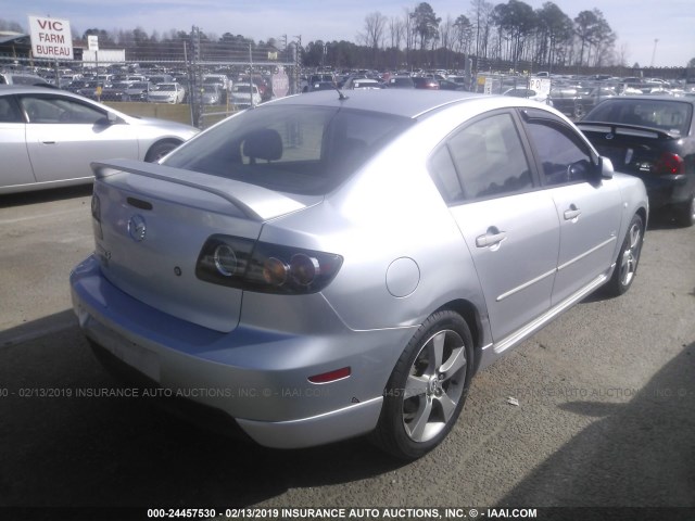 JM1BK323261414816 - 2006 MAZDA 3 S SILVER photo 4