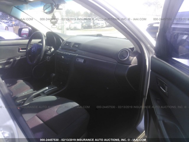 JM1BK323261414816 - 2006 MAZDA 3 S SILVER photo 5