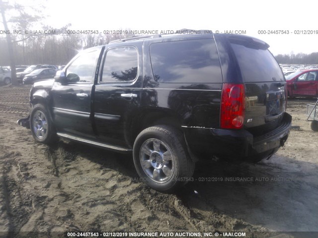 1GKFC13028J160605 - 2008 GMC YUKON BLACK photo 3