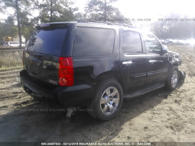 1GKFC13028J160605 - 2008 GMC YUKON BLACK photo 4