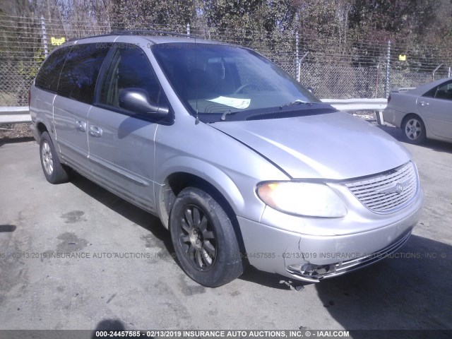 2C4GP54L02R577695 - 2002 CHRYSLER TOWN & COUNTRY LXI SILVER photo 1