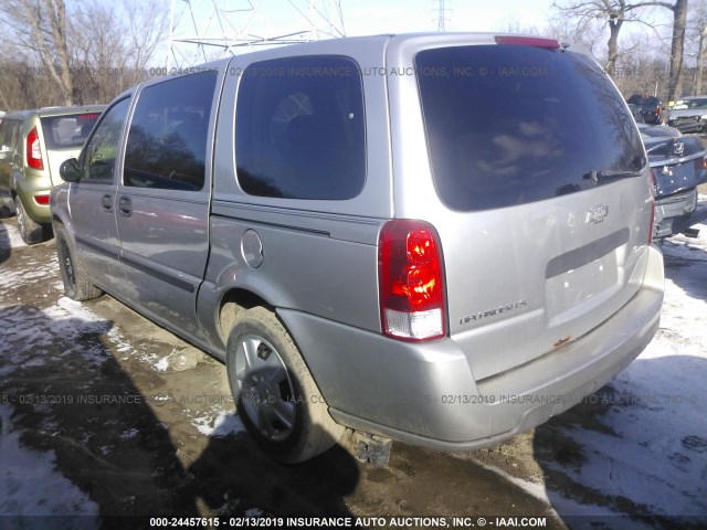 1GNDV23167D124383 - 2007 CHEVROLET UPLANDER LS SILVER photo 3