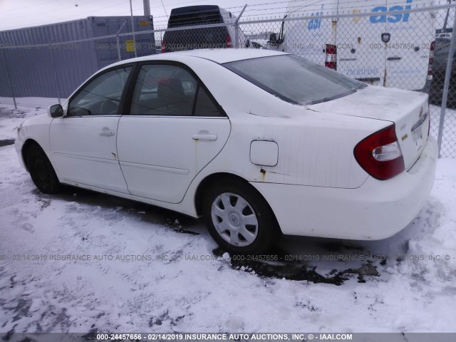 4T1BE32K33U129076 - 2003 TOYOTA CAMRY LE/XLE/SE WHITE photo 6