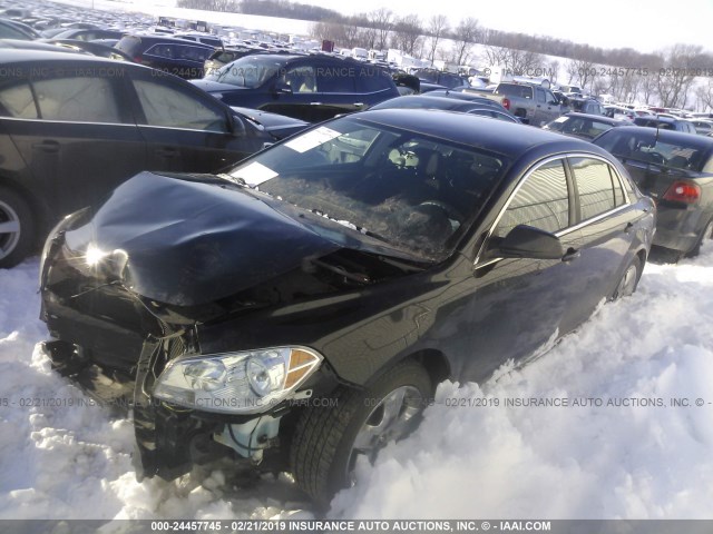 1G1ZH57B99F105322 - 2009 CHEVROLET MALIBU 1LT 黑色 照片 2