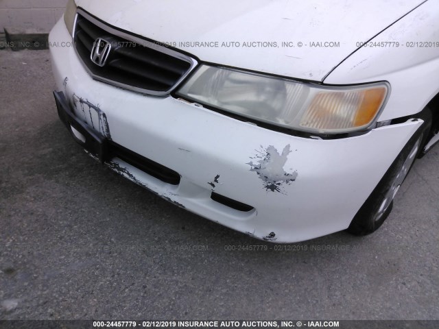 5FNRL18683B084796 - 2003 HONDA ODYSSEY EX WHITE photo 6