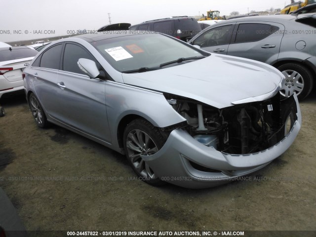 5NPEC4AB3CH371813 - 2012 HYUNDAI SONATA SE/LIMITED SILVER photo 1