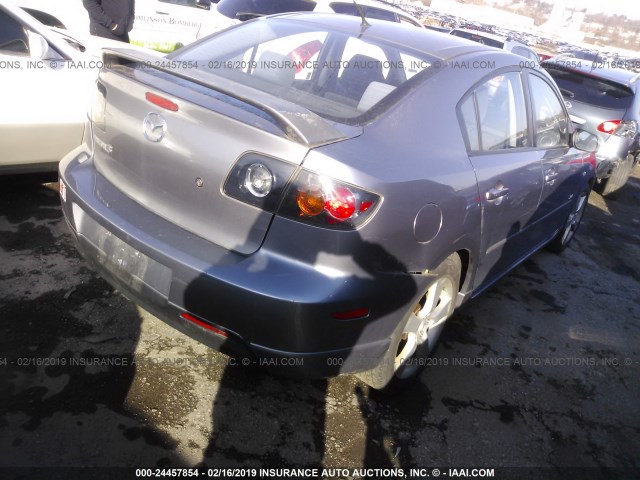 JM1BK323561531600 - 2006 MAZDA 3 S SILVER photo 4