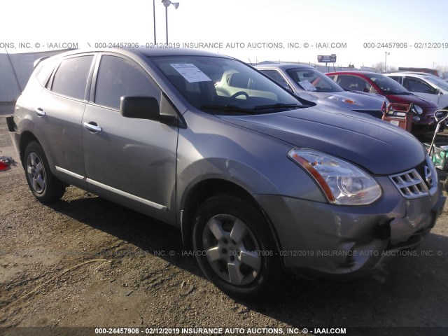 JN8AS5MT5DW518421 - 2013 NISSAN ROGUE S/SV GRAY photo 1