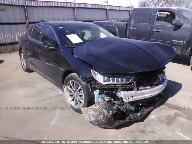 19UUB1F52JA003662 - 2018 ACURA TLX TECH შავი ფოტო 1