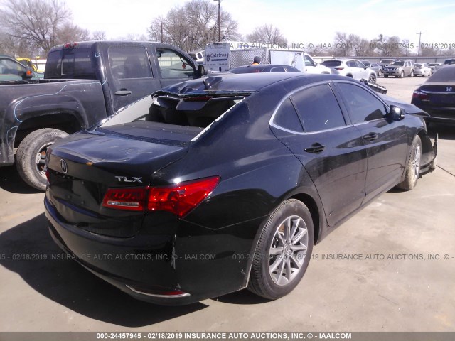 19UUB1F52JA003662 - 2018 ACURA TLX TECH შავი ფოტო 4