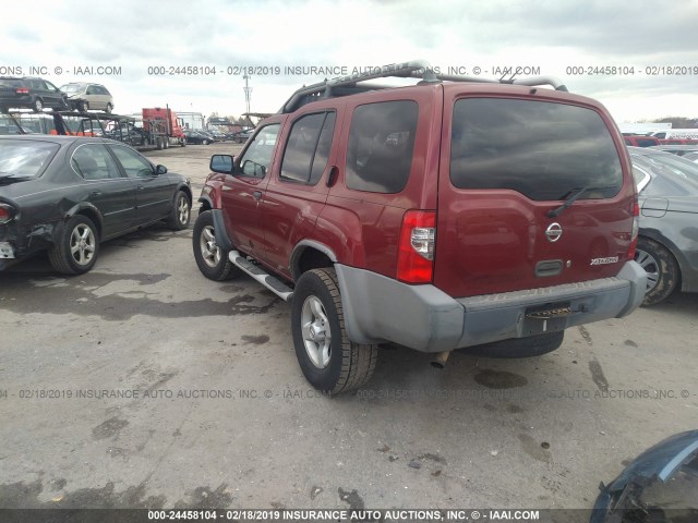 5N1ED28Y94C603058 - 2004 NISSAN XTERRA XE/SE RED photo 3