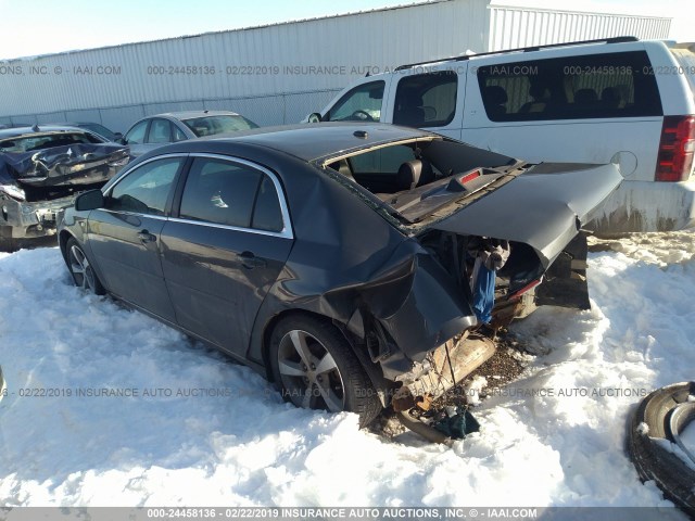 1G1ZJ57B68F258145 - 2008 CHEVROLET MALIBU 2LT GRAY photo 3