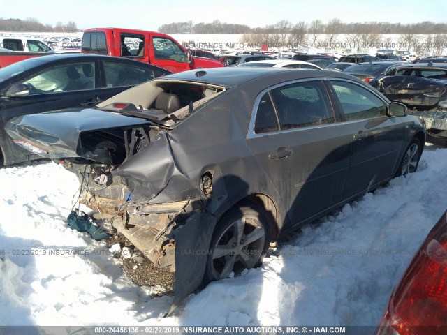 1G1ZJ57B68F258145 - 2008 CHEVROLET MALIBU 2LT GRAY photo 4