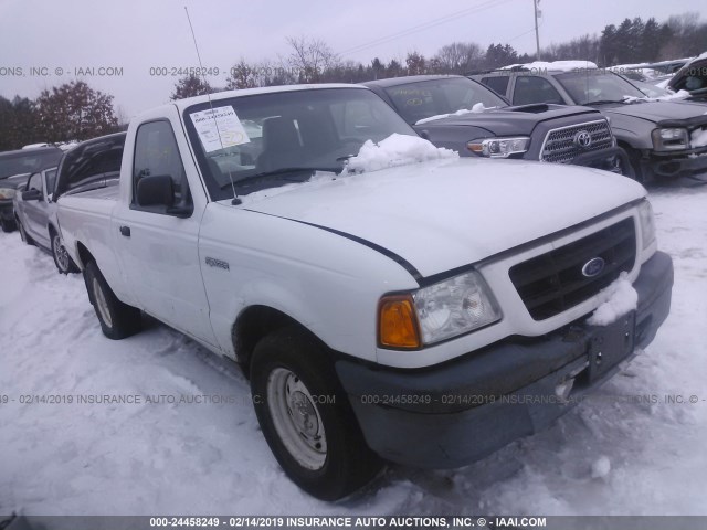 1FTYR10D13PB09841 - 2003 FORD RANGER WHITE photo 1