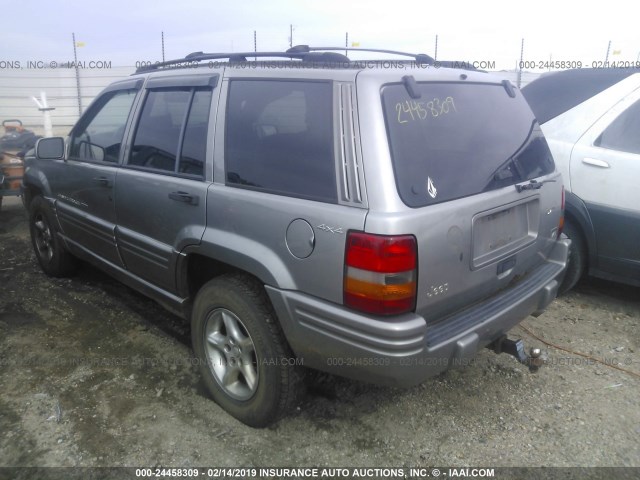 1J4GZ88Z2WC174790 - 1998 JEEP GRAND CHEROKEE LIMITED 5.9L GRAY photo 3