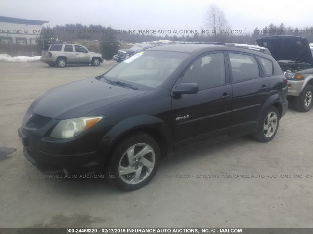 5Y2SN62L33Z453372 - 2003 PONTIAC VIBE GT BLACK photo 2