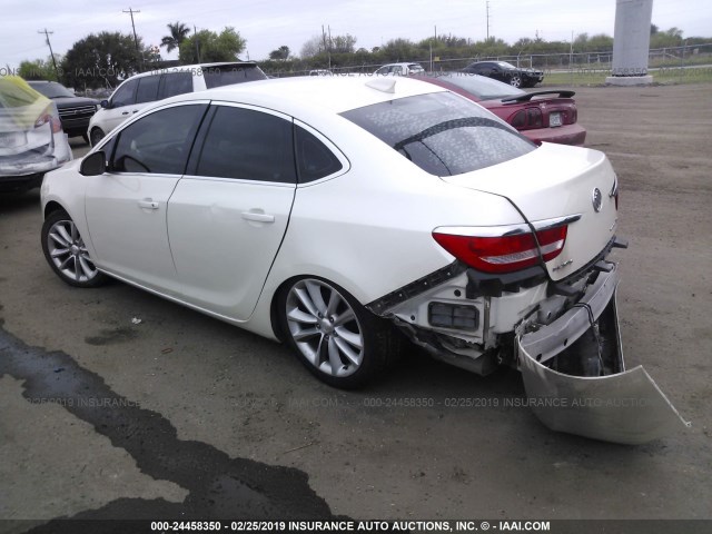 1G4PR5SK1F4113890 - 2015 BUICK VERANO CONVENIENCE WHITE photo 3