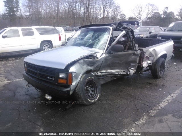 1B7FL69X9KS164150 - 1989 DODGE DAKOTA SPORT SILVER photo 2