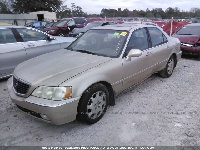 JH4KA9659YC013335 - 2000 ACURA 3.5RL GOLD photo 2