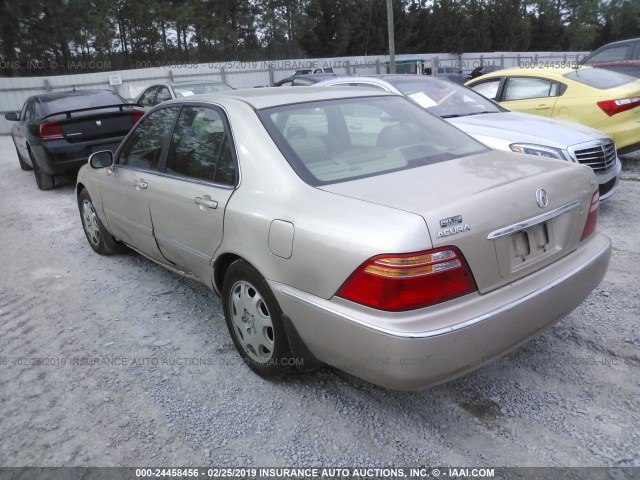 JH4KA9659YC013335 - 2000 ACURA 3.5RL GOLD photo 3