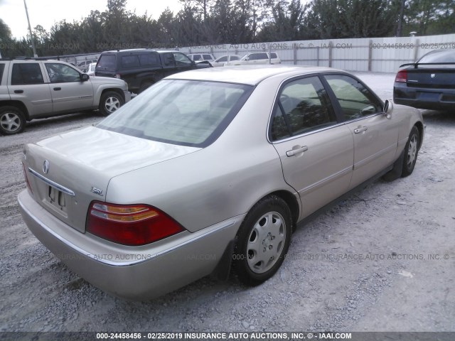 JH4KA9659YC013335 - 2000 ACURA 3.5RL GOLD photo 4