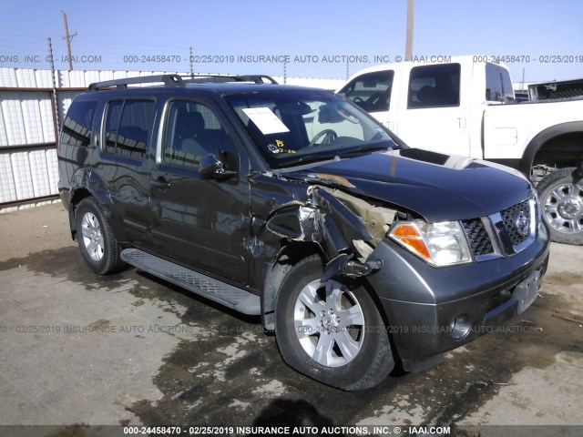 5N1AR18UX5C787144 - 2005 NISSAN PATHFINDER LE/SE/XE GRAY photo 1