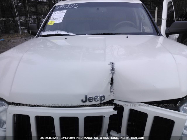 1J8GR48K57C609801 - 2007 JEEP GRAND CHEROKEE LAREDO/COLUMBIA/FREEDOM 白色 照片 10