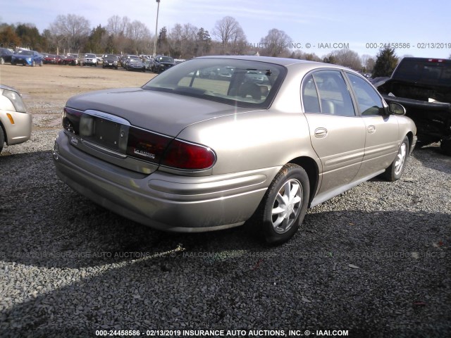 1G4HR54KX4U172807 - 2004 BUICK LESABRE LIMITED BEIGE photo 4