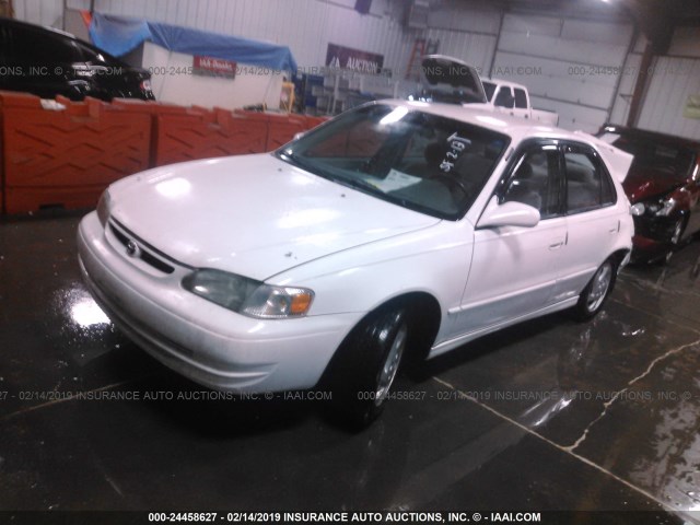 1NXBR18EXXZ275409 - 1999 TOYOTA COROLLA VE/CE/LE WHITE photo 2