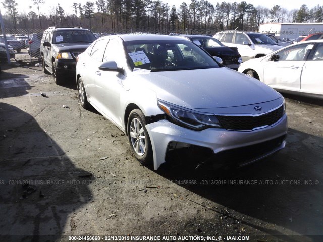 5XXGT4L33KG284602 - 2019 KIA OPTIMA LX/S SILVER photo 1