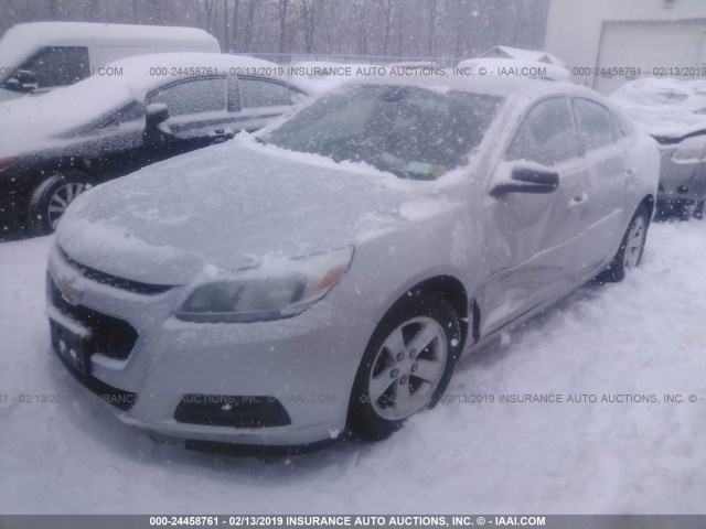 1G11B5SL9FF116072 - 2015 CHEVROLET MALIBU LS SILVER photo 2