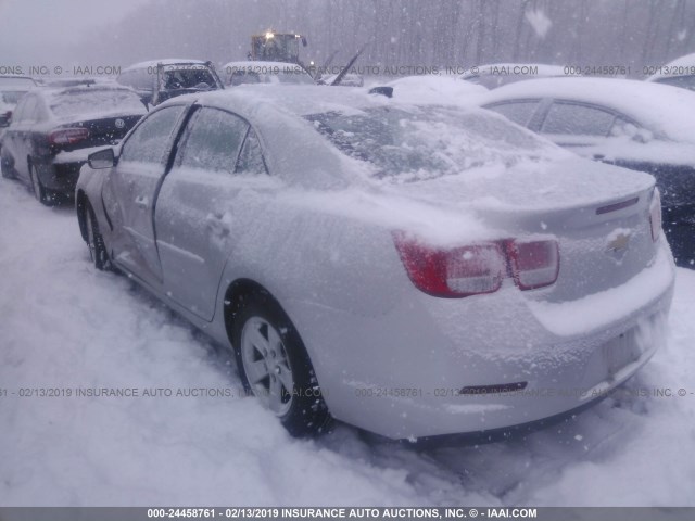 1G11B5SL9FF116072 - 2015 CHEVROLET MALIBU LS SILVER photo 3