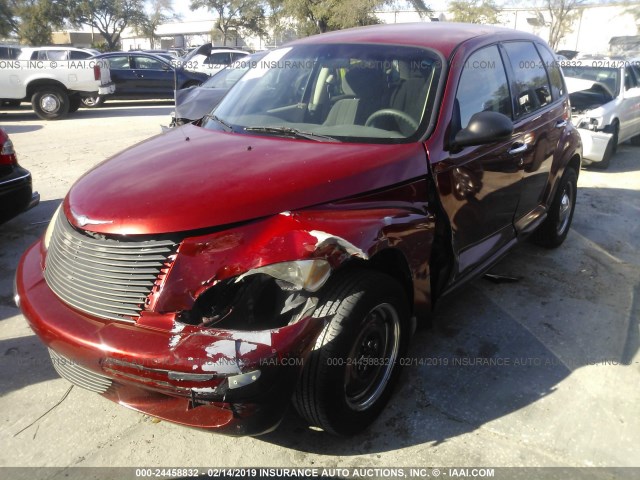 3C4FY58B85T639842 - 2005 CHRYSLER PT CRUISER TOURING RED photo 2