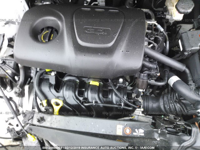 3KPA25AB9KE178172 - 2019 KIA RIO S WHITE photo 10