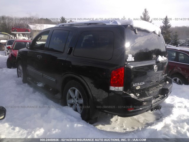 5N1AA0NE9BN604783 - 2011 NISSAN ARMADA PLATINUM BLACK photo 3