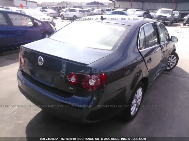 3VWRX7AJ4AM046297 - 2010 VOLKSWAGEN JETTA SE/SEL BLUE photo 4