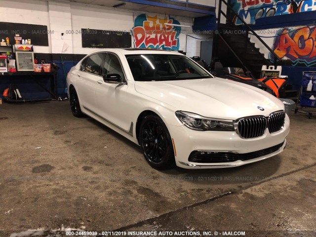 WBA7E4C56JGV24063 - 2018 BMW 740 XI WHITE photo 1