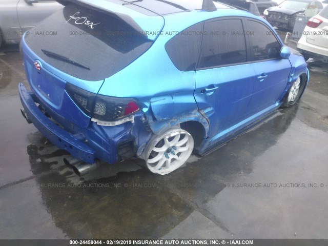 JF1GR7E66EG243522 - 2014 SUBARU IMPREZA WRX BLUE photo 6