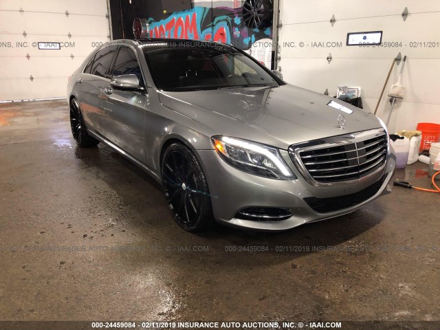 WDDUG8FB4FA161237 - 2015 MERCEDES-BENZ S 550 4MATIC SILVER photo 1