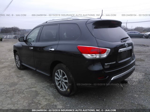 5N1AR2MM1DC603736 - 2013 NISSAN PATHFINDER S/SV/SL/PLATINUM BLACK photo 3