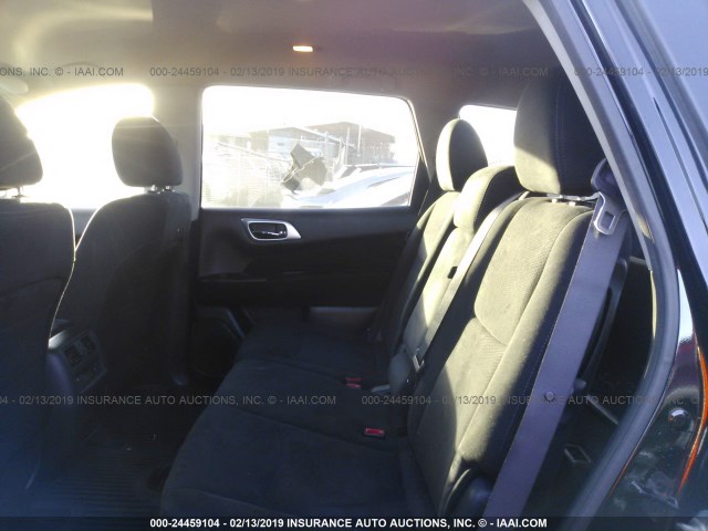 5N1AR2MM1DC603736 - 2013 NISSAN PATHFINDER S/SV/SL/PLATINUM BLACK photo 8