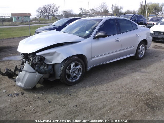 1G2NF52E84M554660 - 2004 PONTIAC GRAND AM SE1 SILVER photo 2