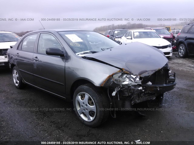 1NXBR32E08Z003960 - 2008 TOYOTA COROLLA CE/LE/S GRAY photo 1