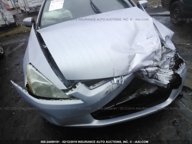 JHMCN36555C015195 - 2005 HONDA ACCORD HYBRID SILVER photo 6